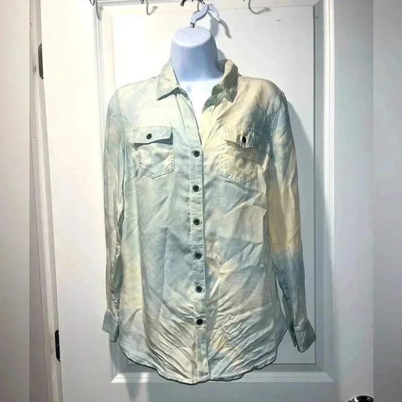 NWT tie dye button down NIC + ZOE coastal core - Picture 2 of 3